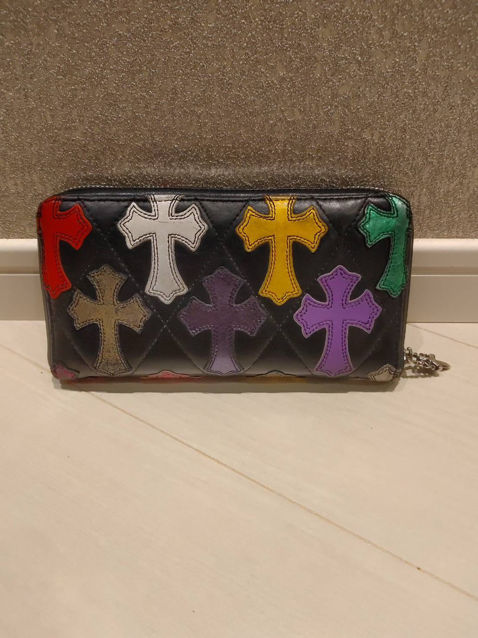 Chrome Hearts Colorful Leather Wallet