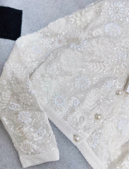 Chanel 21s ecru cardigan