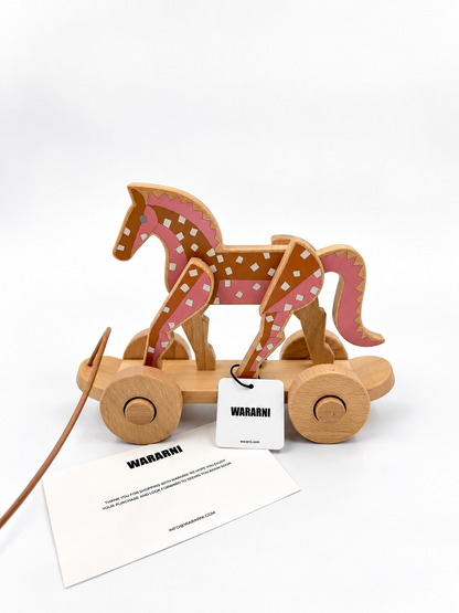 Hermès Epopee pull-along horse with rope