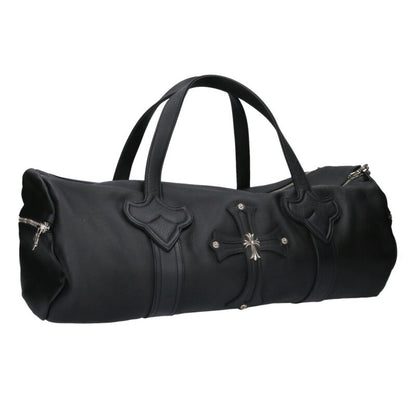 Chrome Hearts Cross-patch small CH decorative dagger zip handbag DUFFLE GYM BAG
