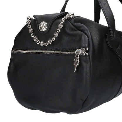 Chrome Hearts Cross-patch small CH decorative dagger zip handbag DUFFLE GYM BAG