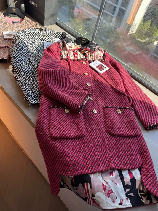 Chanel 23A tweed coat