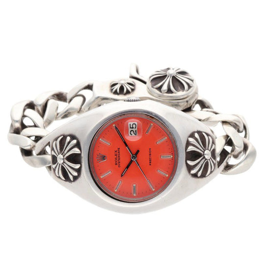 Chrome Hearts CH Plus Classic Link Clip Watch Bracelet Wristwatch Ref.6694/Oysterdate