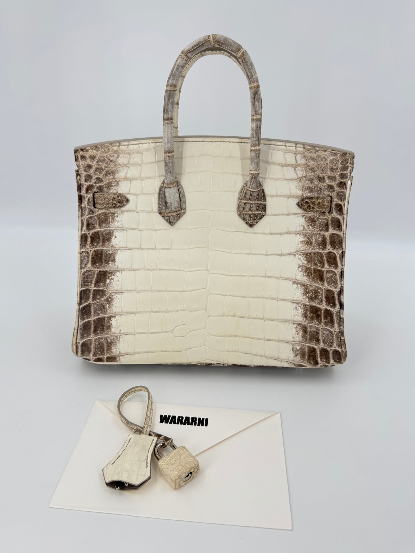 Hermes Birkin 25 Himalaya palladium hardware