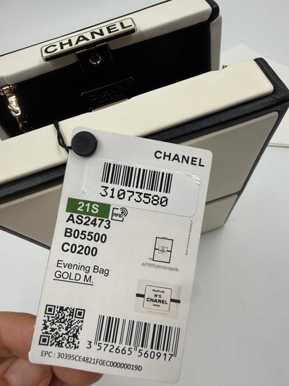 Chanel No.5 Perfume Box Minaudière Clutch Bag 2021