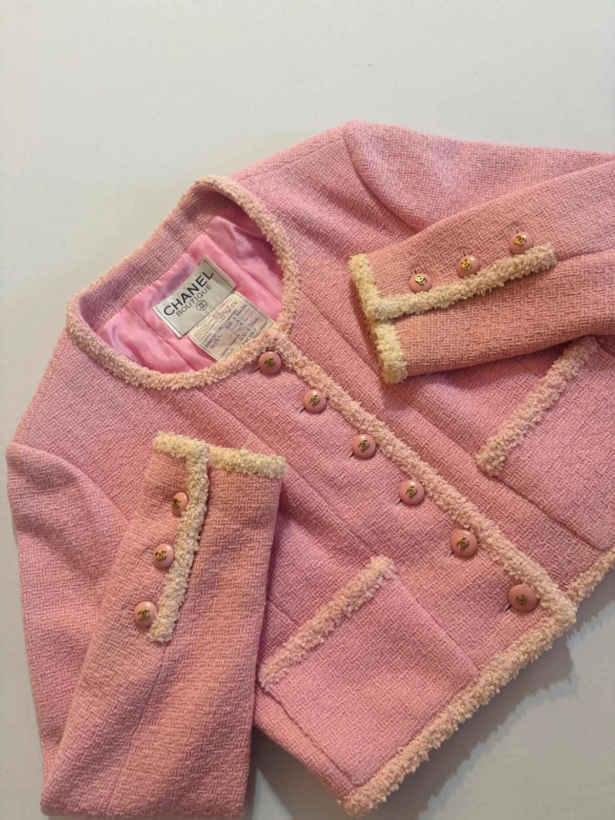 Chanel 95 pink barbie jacket