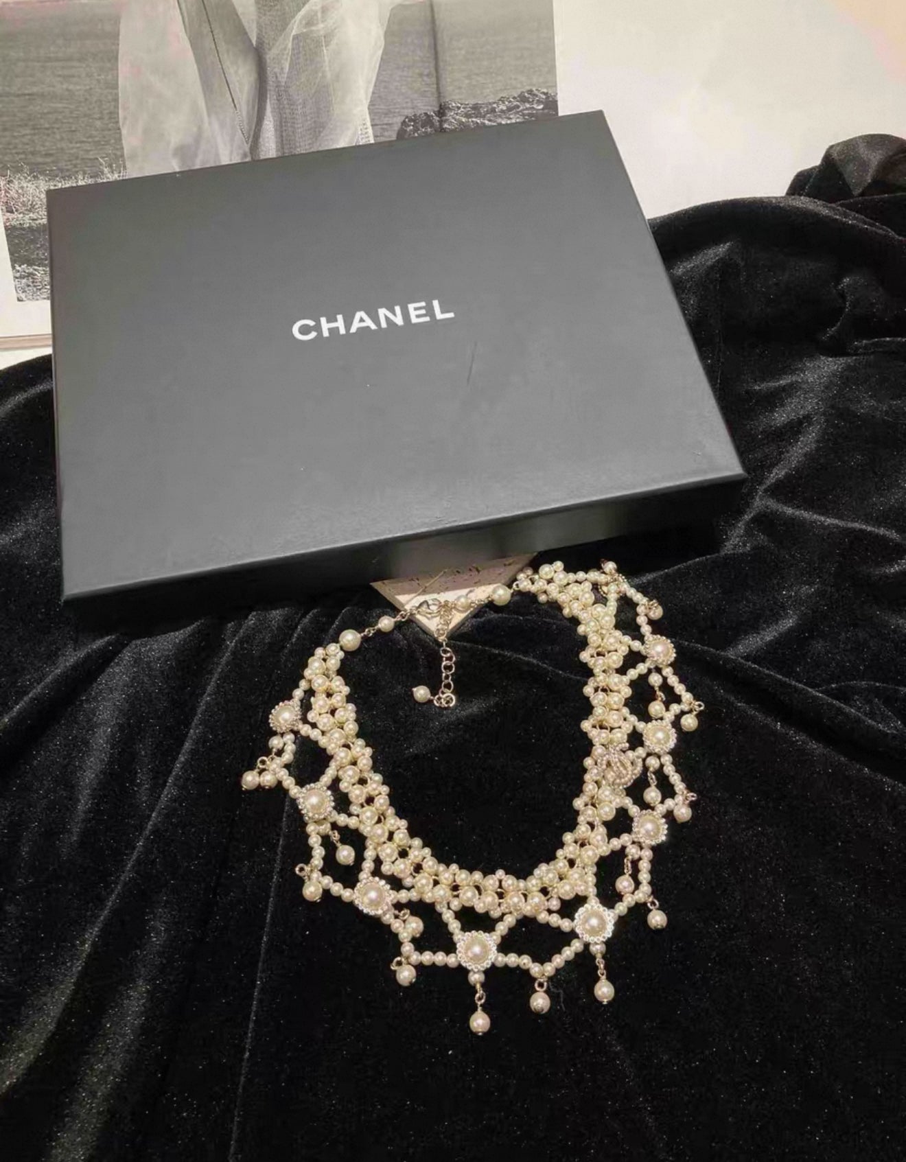 Chanel 2016 Multilayer Pearl Necklace