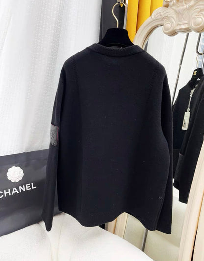 Chanel FALL-WINTER 2024/25 JACKET Cashmere & Lambskin size 36