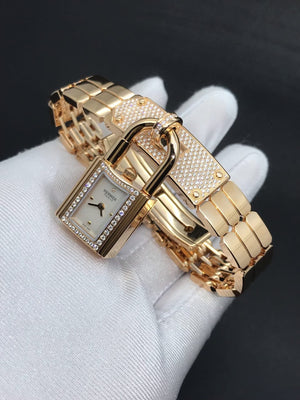 Hermes Kelly Watch 3-in-1 rose gold / partial diamond 2026