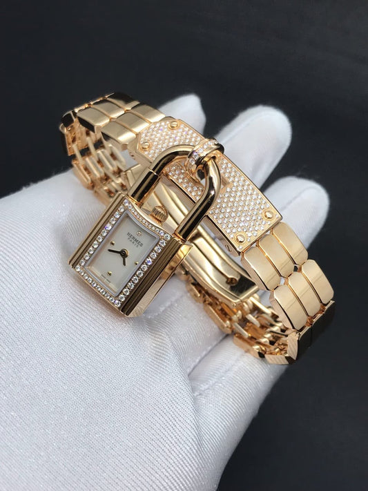 Hermes Kelly Watch 3-in-1 rose gold / partial diamond 2026