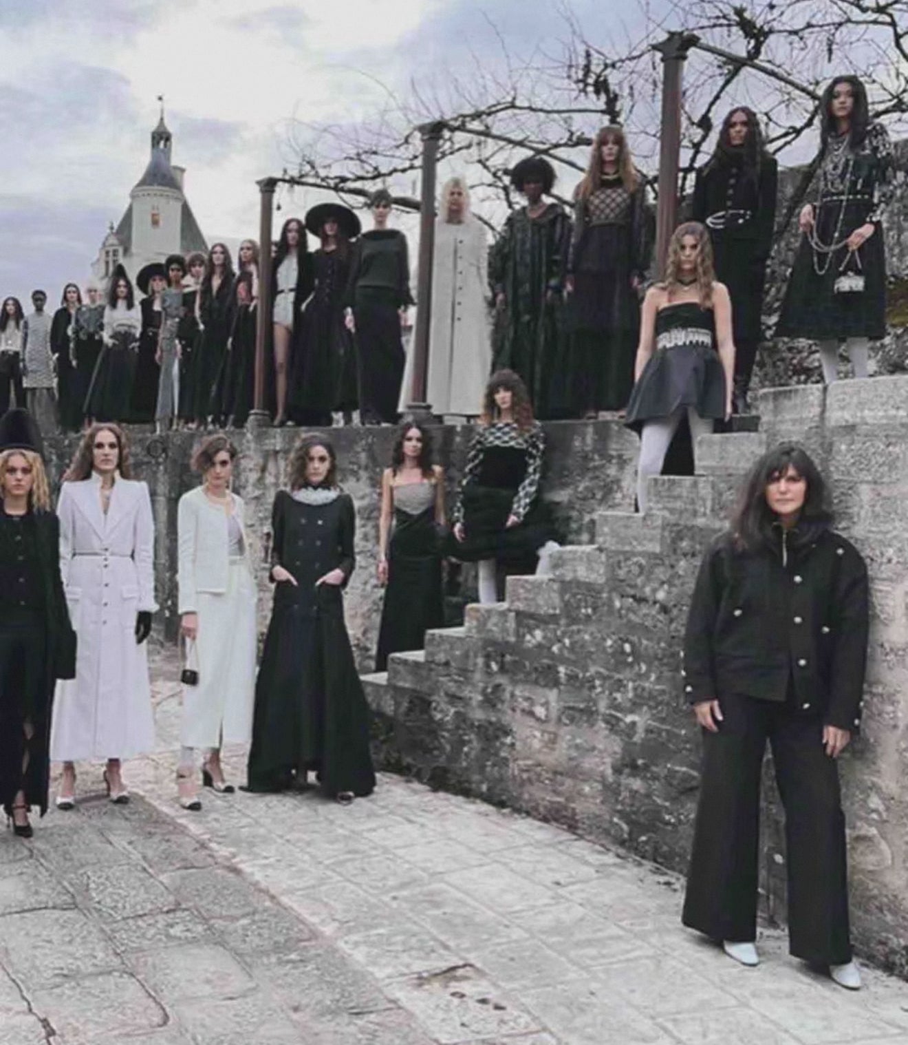 Rare Chanel 2021 Black Long Coat/Dress 36