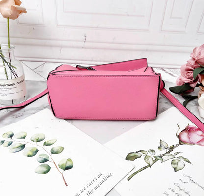 Loewe Pink LOEWE Mini Puzzle Satchel