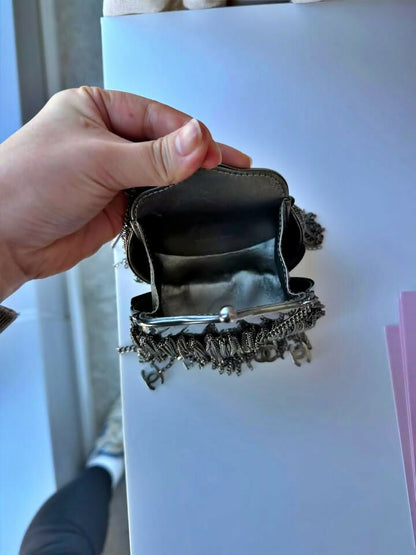 Chanel Vintage FW 2007 Runway Chain Shell Minaudiere.