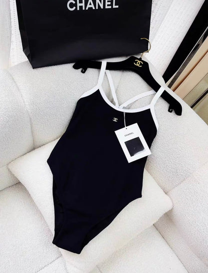 Chanel 22S Black & White Swimsuit size 36