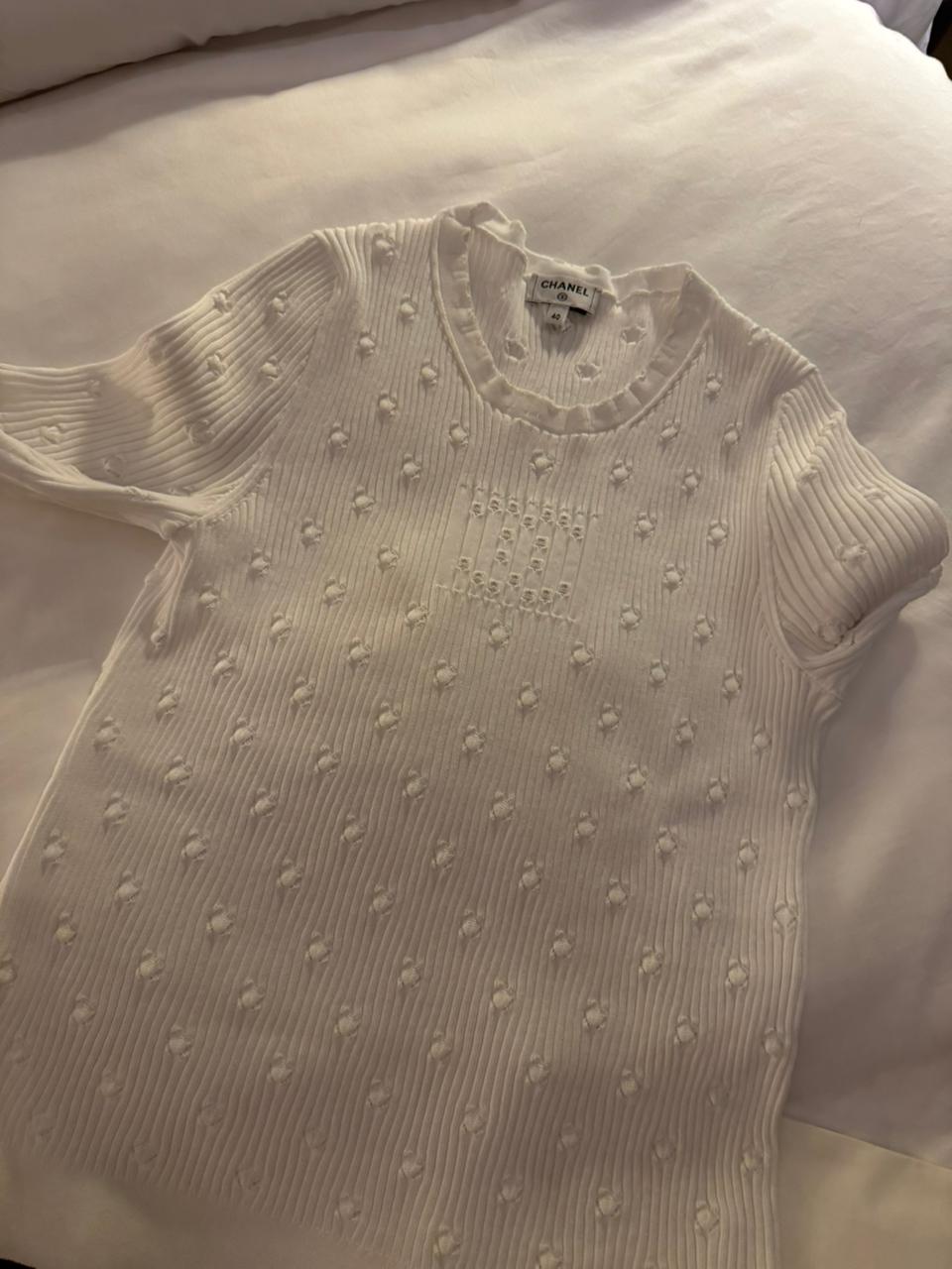 Chanel 25P White T-shirt