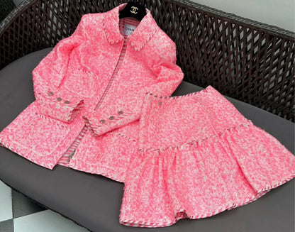 Chanel 20S Pink Skirt