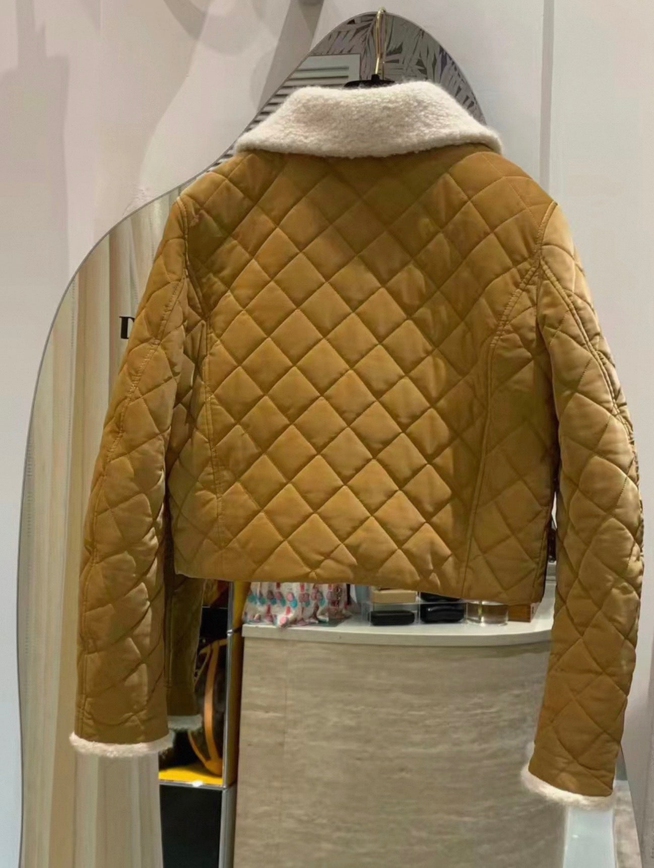 Chanel 24N Coated Canvas, Wool & Alpaca Beige jacket