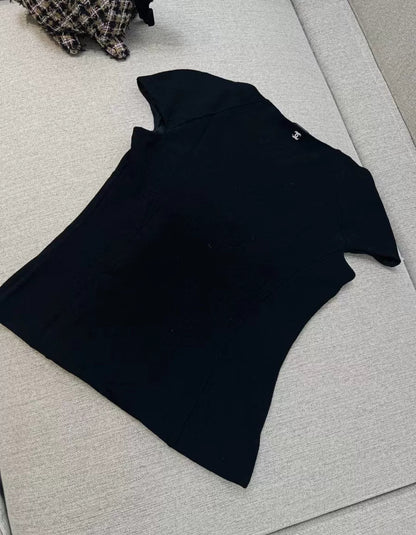 Chanel 23S Black Bow