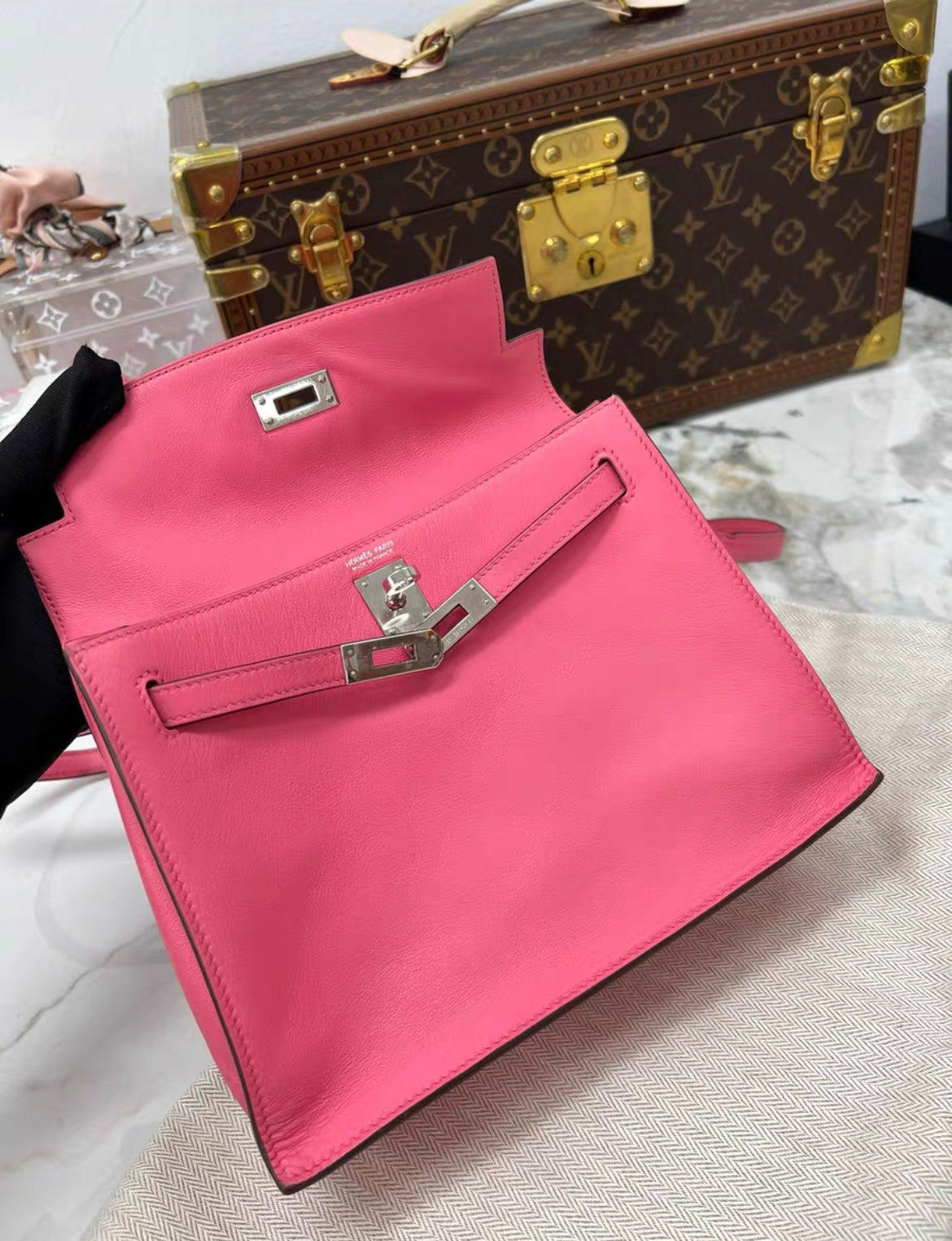 Hermès Kelly Danse Rose Lipstick PHW - Wararni – Wararni.com