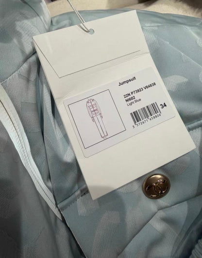 Chanel 22N Light Blue Jumpsuit