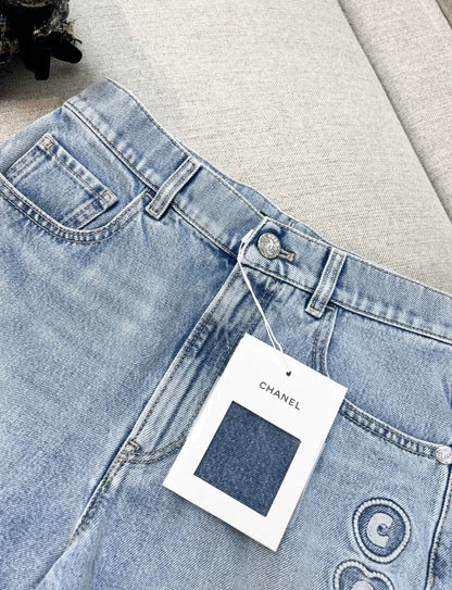 Chanel 25M Coco Embroidered Shorts