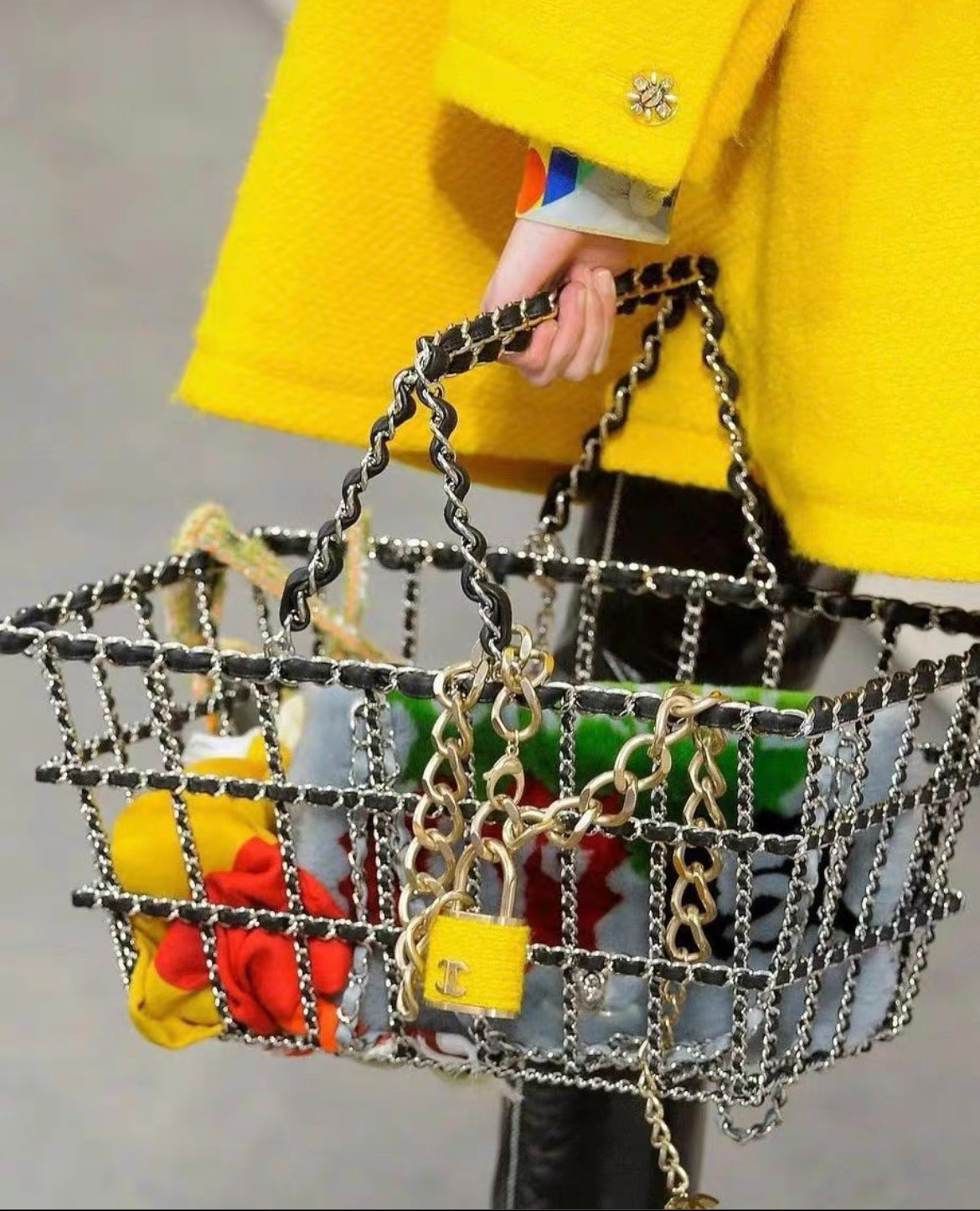 Chanel Limited Edition Shopping Basket Bag 2014