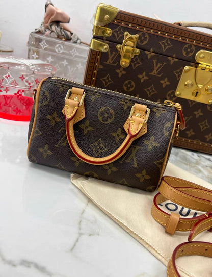 LOUIS VUITTON NANO SPEEDY VIVIENNE CHRISTMAS EDITION 2023