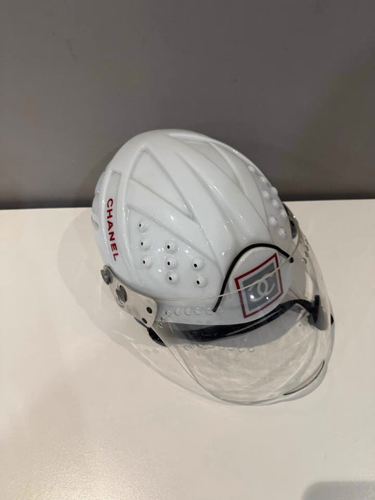 Chanel white helmet