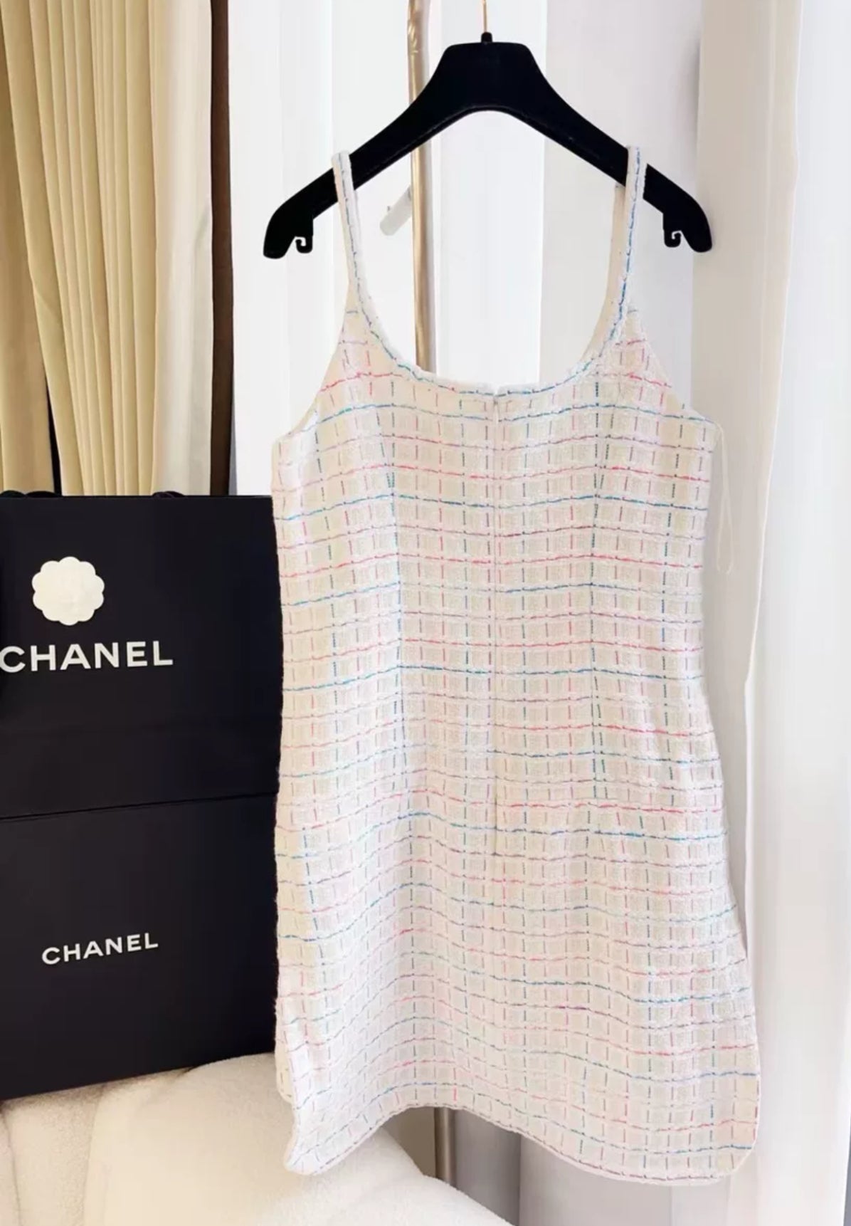 Chanel 22SS white & Multicolor dress