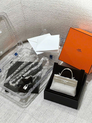 Hermes Kelly Sac Bijou Morphose Sterling Silver