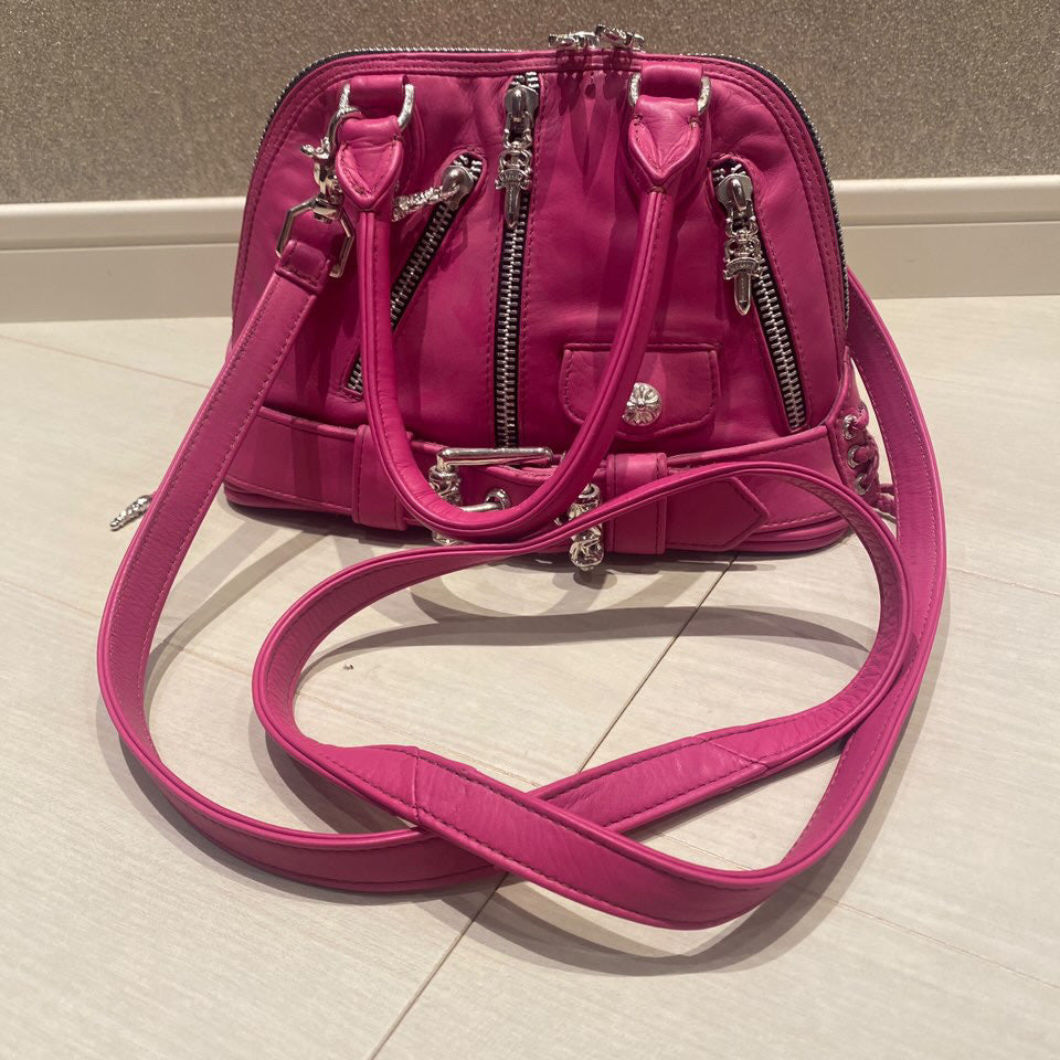 chrome Hearts JJ-Dean pink leather Bag