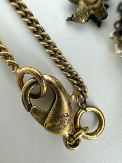 Chanel 10A Double C Acrylic Porcelain shanghai Doll Necklace
