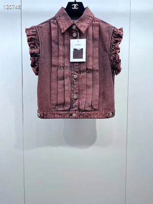 Chanel 24A denim vest