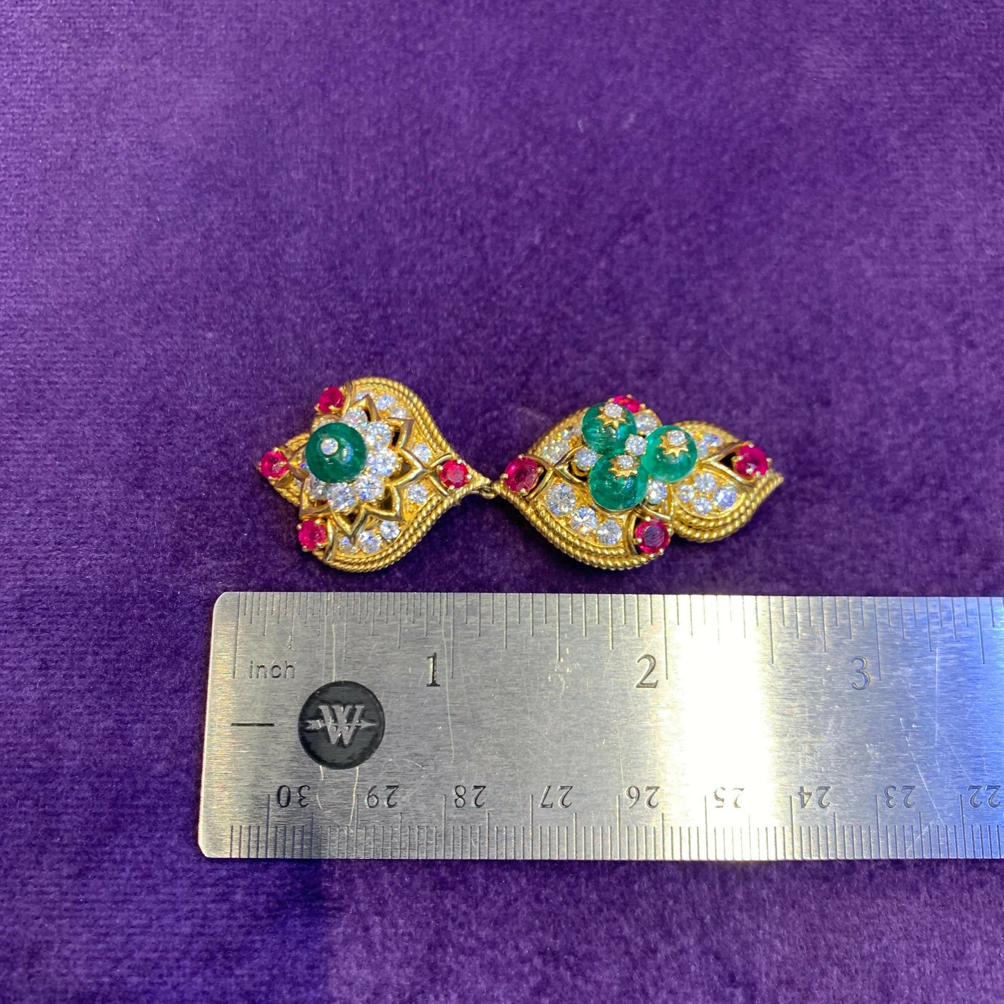 Van Cleef & Arpels Indian Inspired Day & Night Earrings