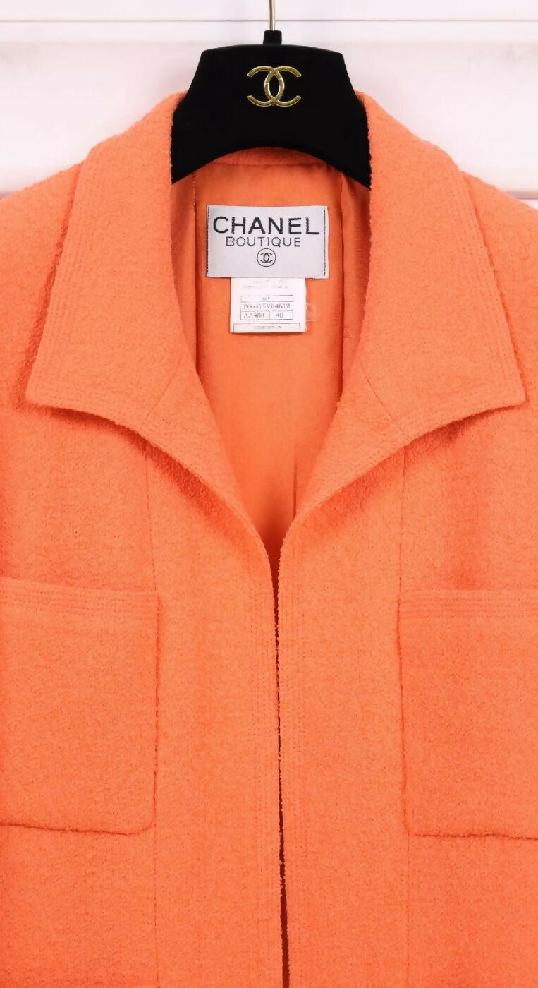 Chanel 1996 Orange Jacket
