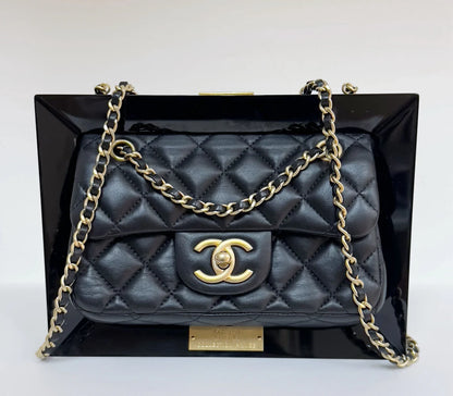 Chanel Black Privée Collection Runway Frame Bag