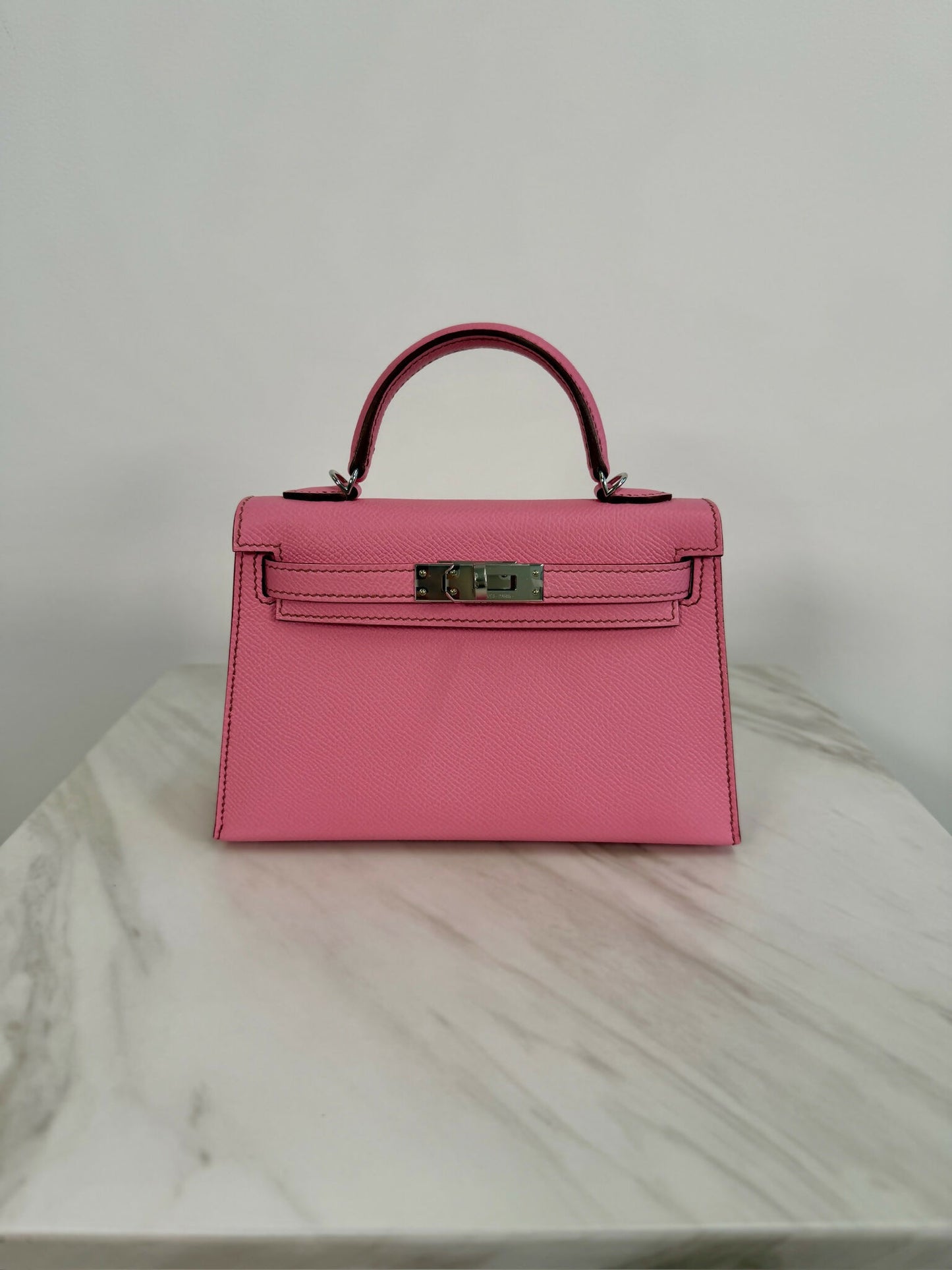 Hermès Kelly 20 Bubblegum Epsom PHW U 2023