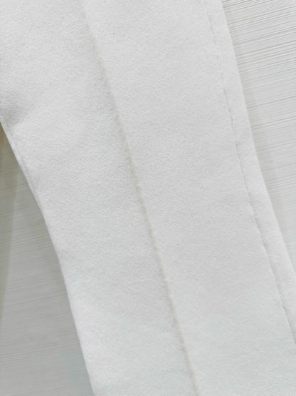 Chanel 25N White Ski Trousers