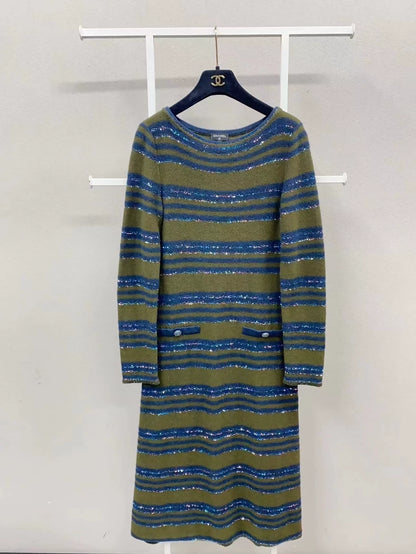 Chanel 20S wool dress