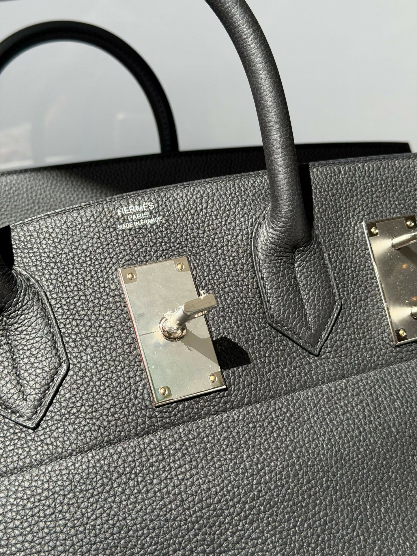 Hermès HAC 50 Black Togo Palladium Hardware — 2023 Stamp U
