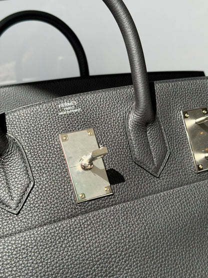 Hermès HAC 50 Black Togo Palladium Hardware — 2023 Stamp U