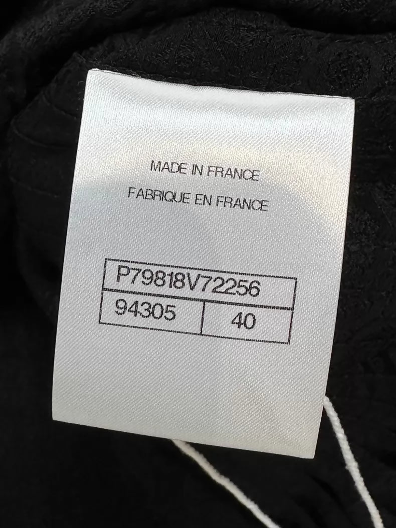 Chanel 25A black jacket
