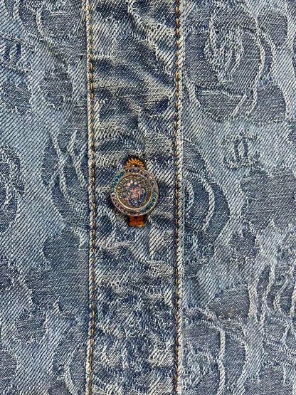Chanel 23 Camellia Denim Vest