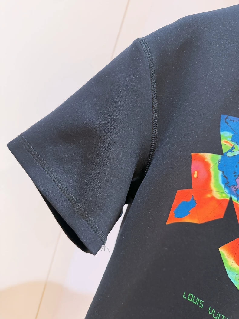 Louis Vuitton thermal print short-sleeved T-shirt