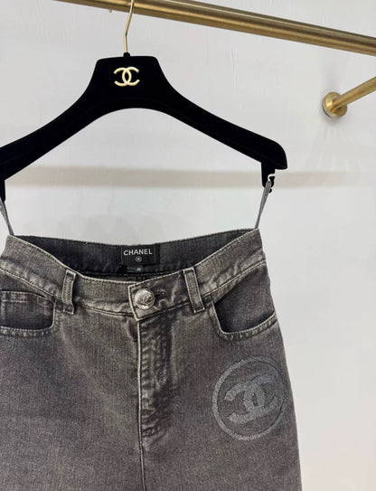Chanel 23C grey jeans