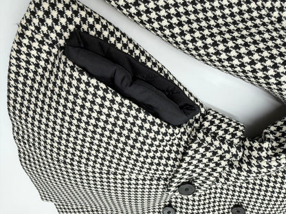 Christian Dior 2022 Houndstooth Wool Jacket — Black & White (FR 36)