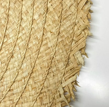 Chanel 22S Beige & Multicolor Straw & Silk Wide-Brimmed Hat