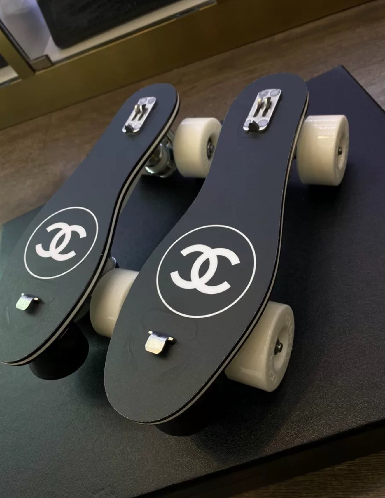 Chanel 24C Roller Skates