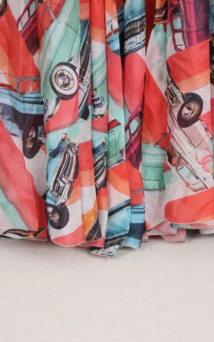 Chanel 17C Runway Multicolore Skirt