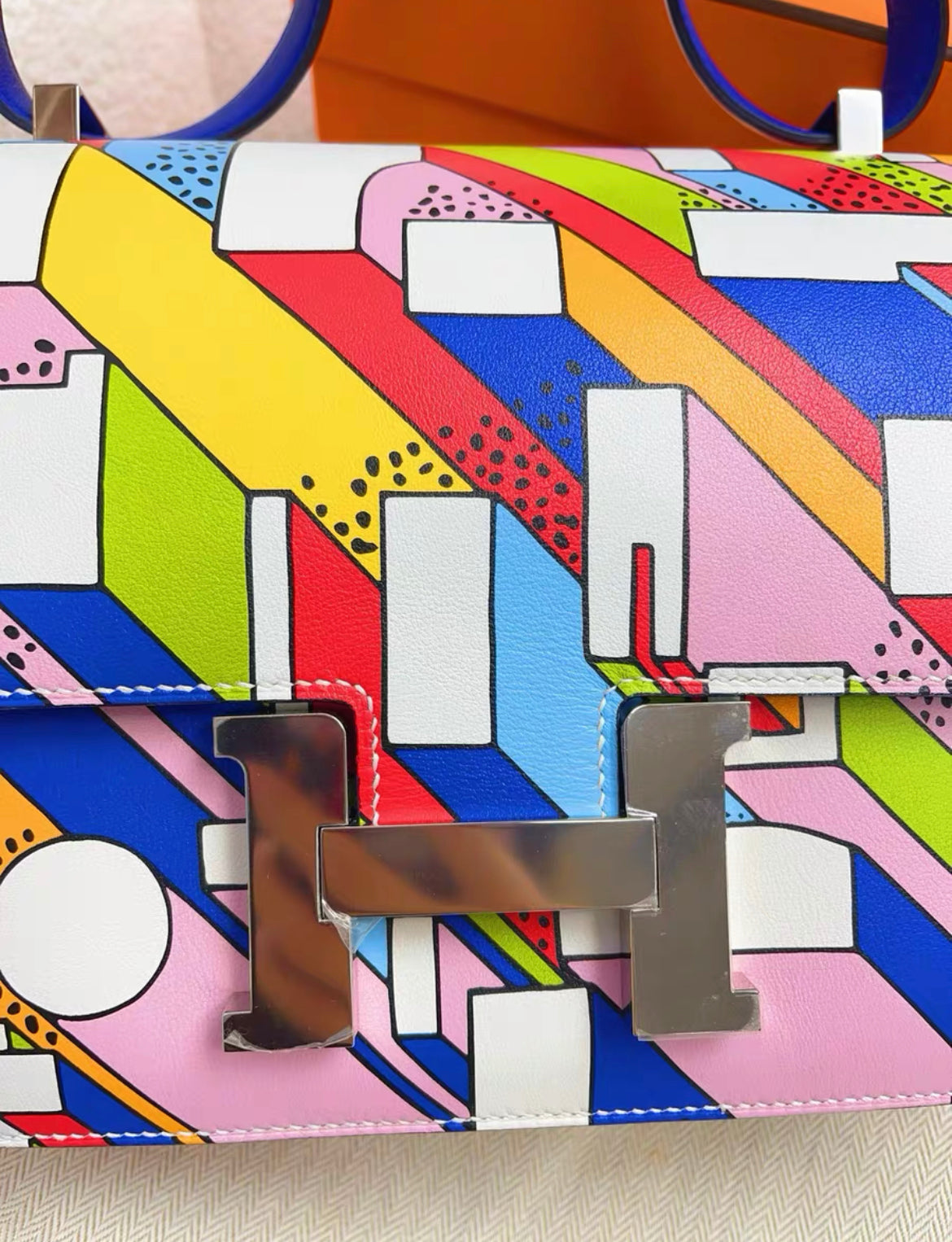 HERMÈS Limited Edition Constance 24 On A Summer Day Multicolor